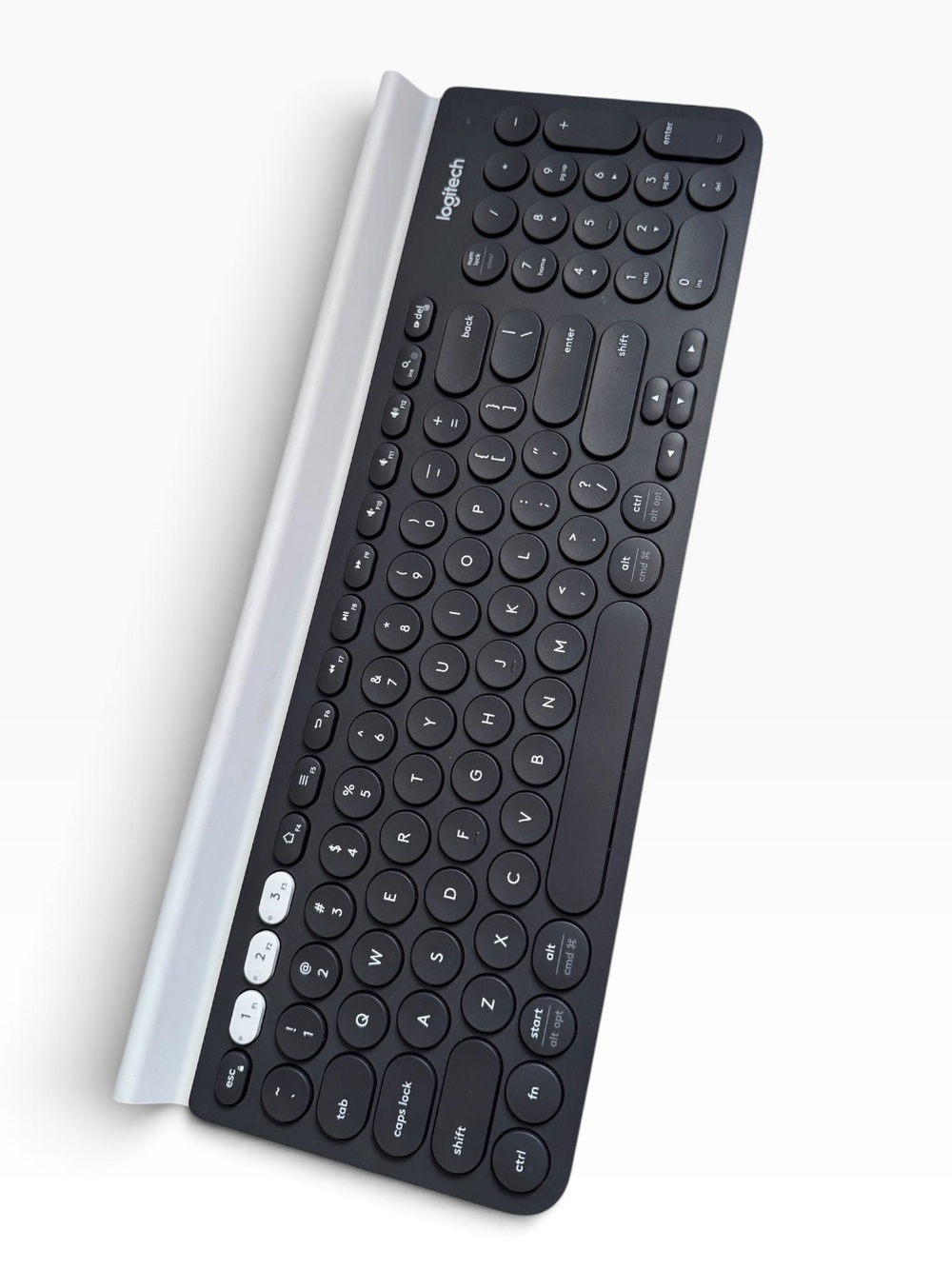 Logitech Wireless Slim Keyboard — Black and Silver